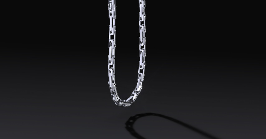 Łańcuch "Sentinel Pave" 8mm – Srebrny Łańcuszek 925 z Cyrkoniami Łańcuch "Sentinel Pave" 8mm – Srebrny Łańcuszek 925 z Cyrkoniami