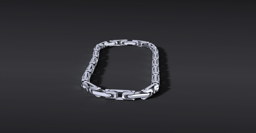 Łańcuch "Sentinel Pave" 8mm – Srebrny Łańcuszek 925 z Cyrkoniami Łańcuch "Sentinel Pave" 8mm – Srebrny Łańcuszek 925 z Cyrkoniami