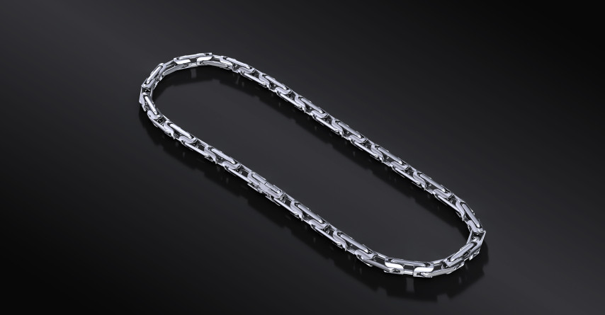 Łańcuch "Sentinel Pave" 8mm – Srebrny Łańcuszek 925 z Cyrkoniami Łańcuch "Sentinel Pave" 8mm – Srebrny Łańcuszek 925 z Cyrkoniami