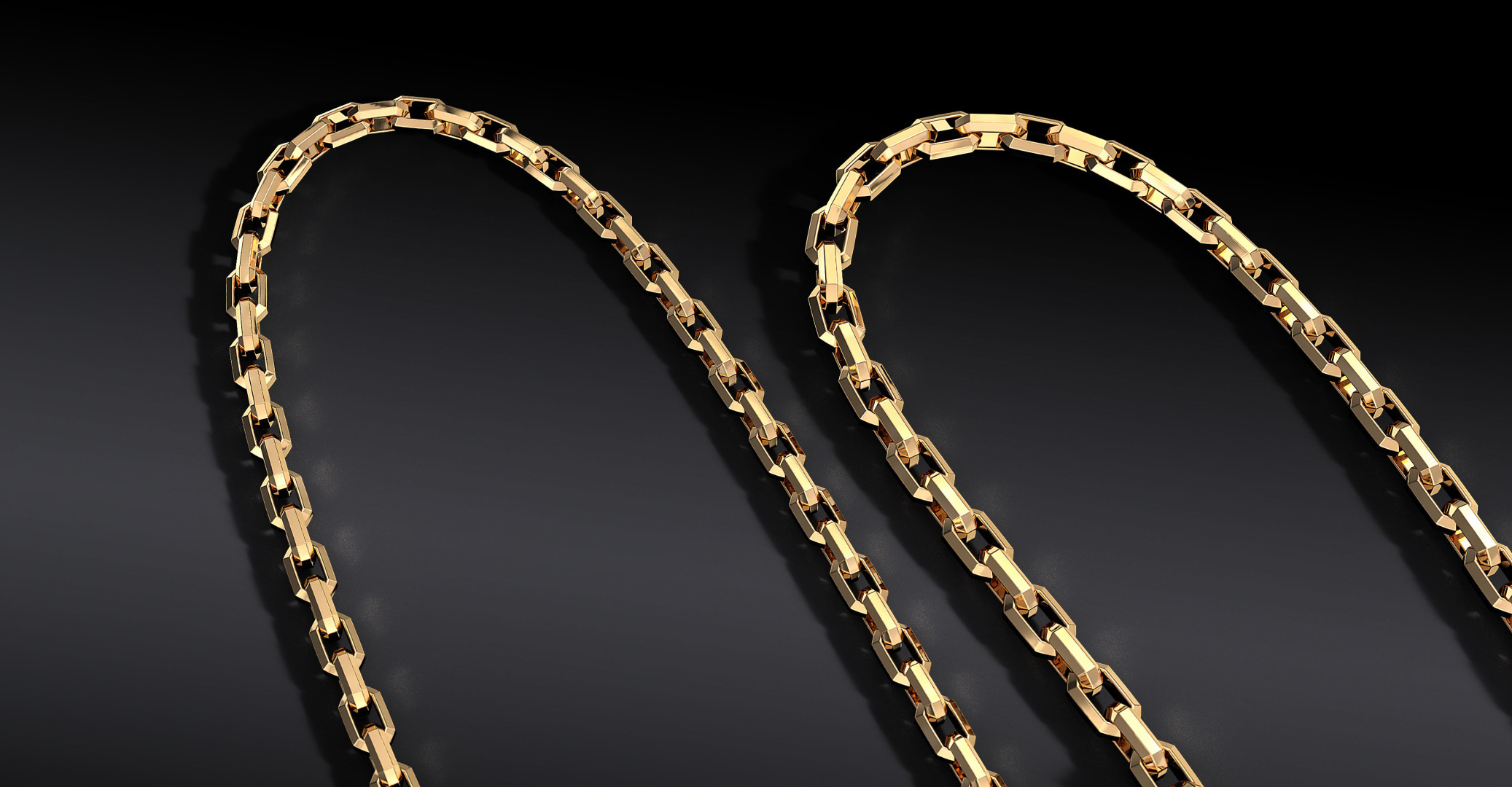 Łańcuch "Vanguard" 8mm – Złoty Łańcuch Męski