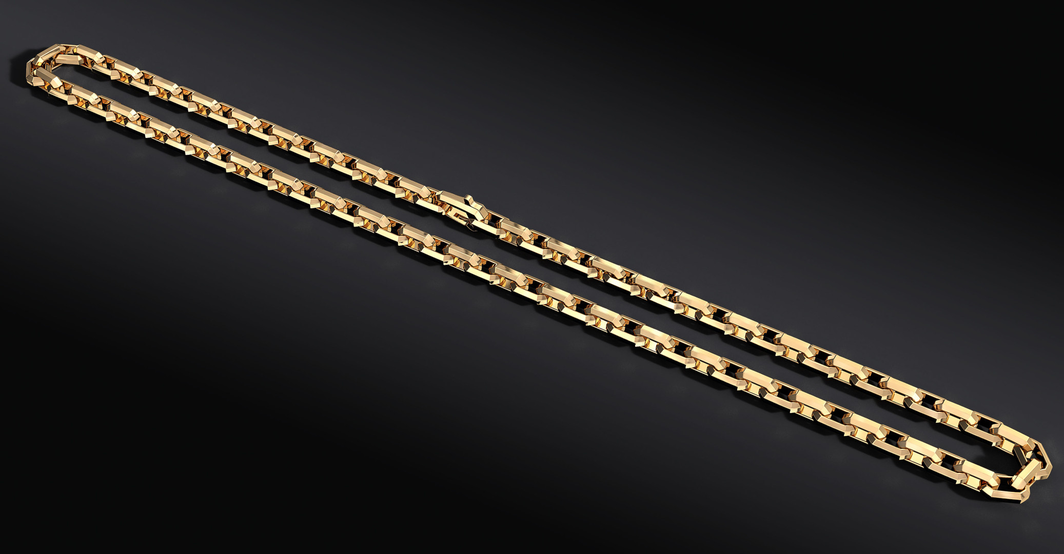 Łańcuch "Vanguard" 8mm – Złoty Łańcuch Męski