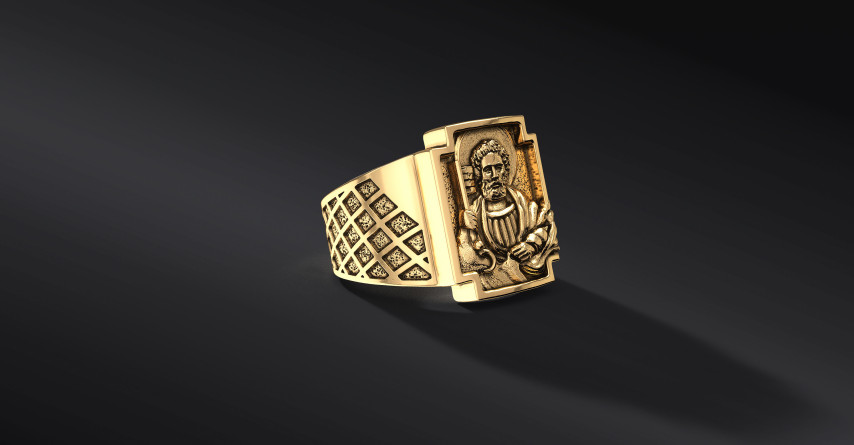 Pierścień Rybaka Leona XIV Pierścień Rybaka Leona XIV