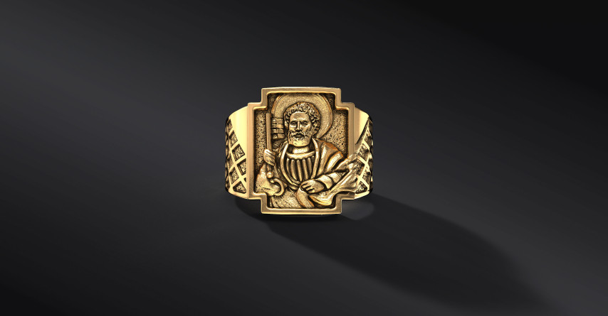 Pierścień Rybaka Leona XIV Pierścień Rybaka Leona XIV