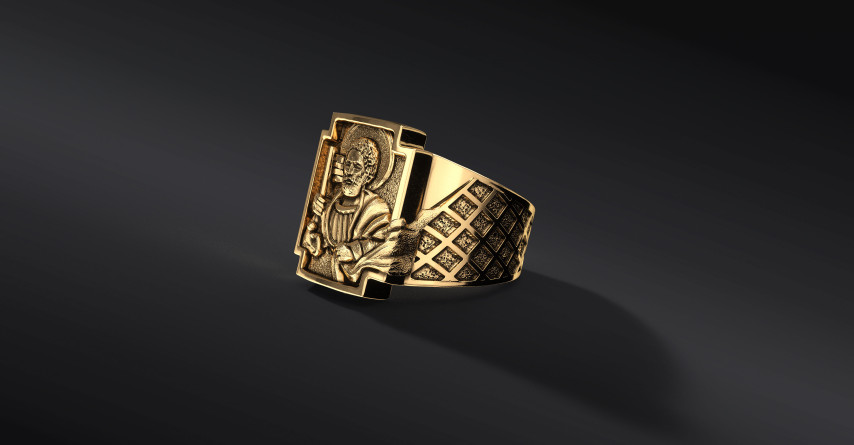 Pierścień Rybaka Leona XIV Pierścień Rybaka Leona XIV