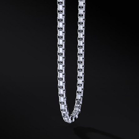 Łańcuszek Kostka 5mm Stal Szlachetna I ENIGMA Jubiler