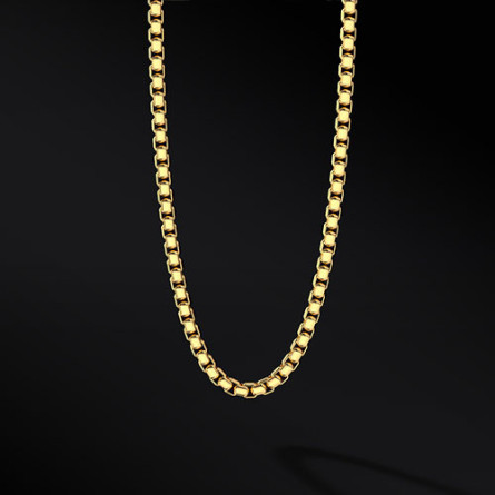 Łańcuszek Złota Kostka 3mm Stal Szlachetna I ENIGMA Jubiler