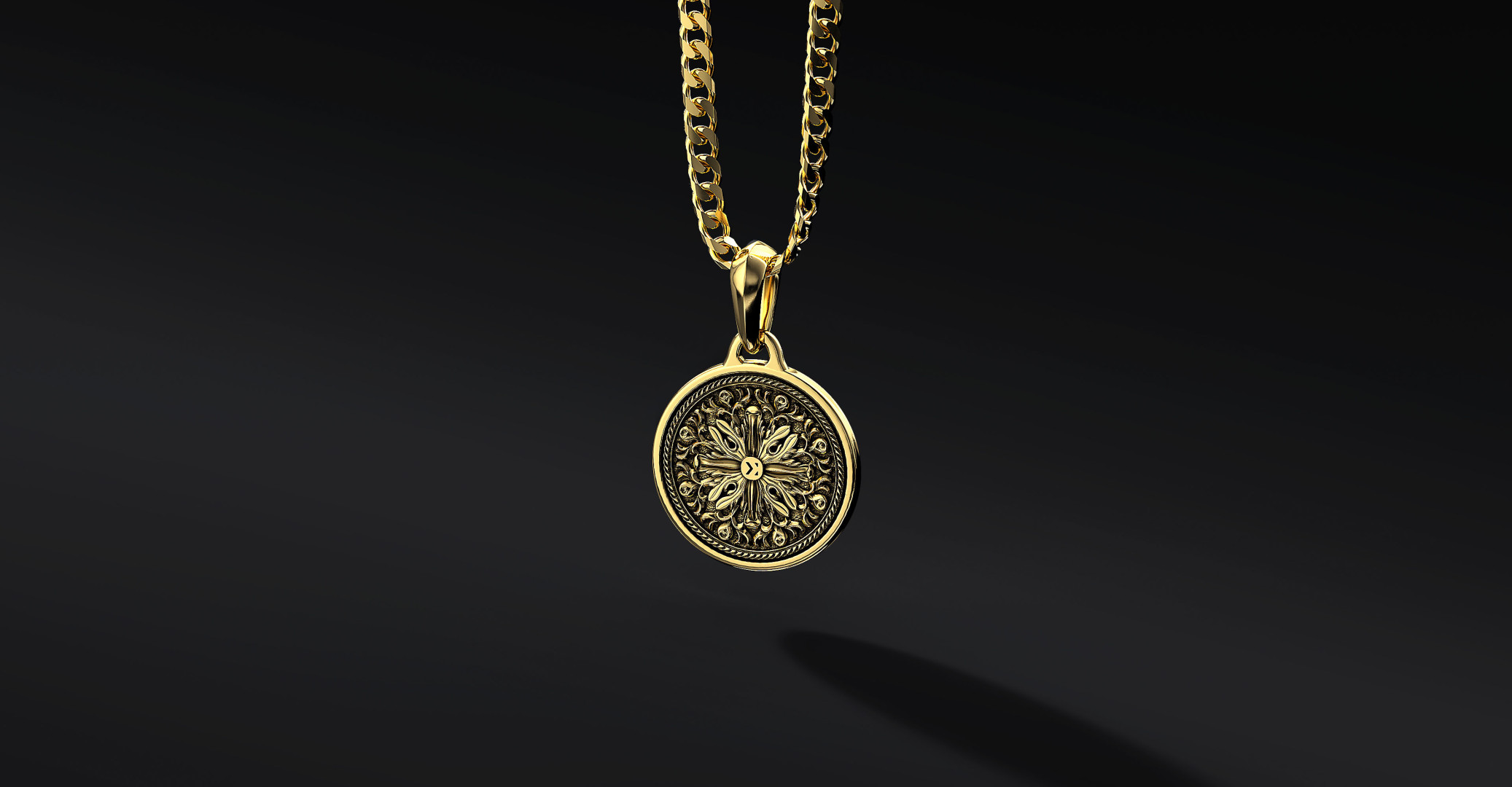 Złoty Medalik ze św. Katarzyną  I ENIGMA Jubiler