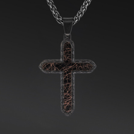 Krzyżyk „Altara” – stal szlachetna z łańcuszkiem