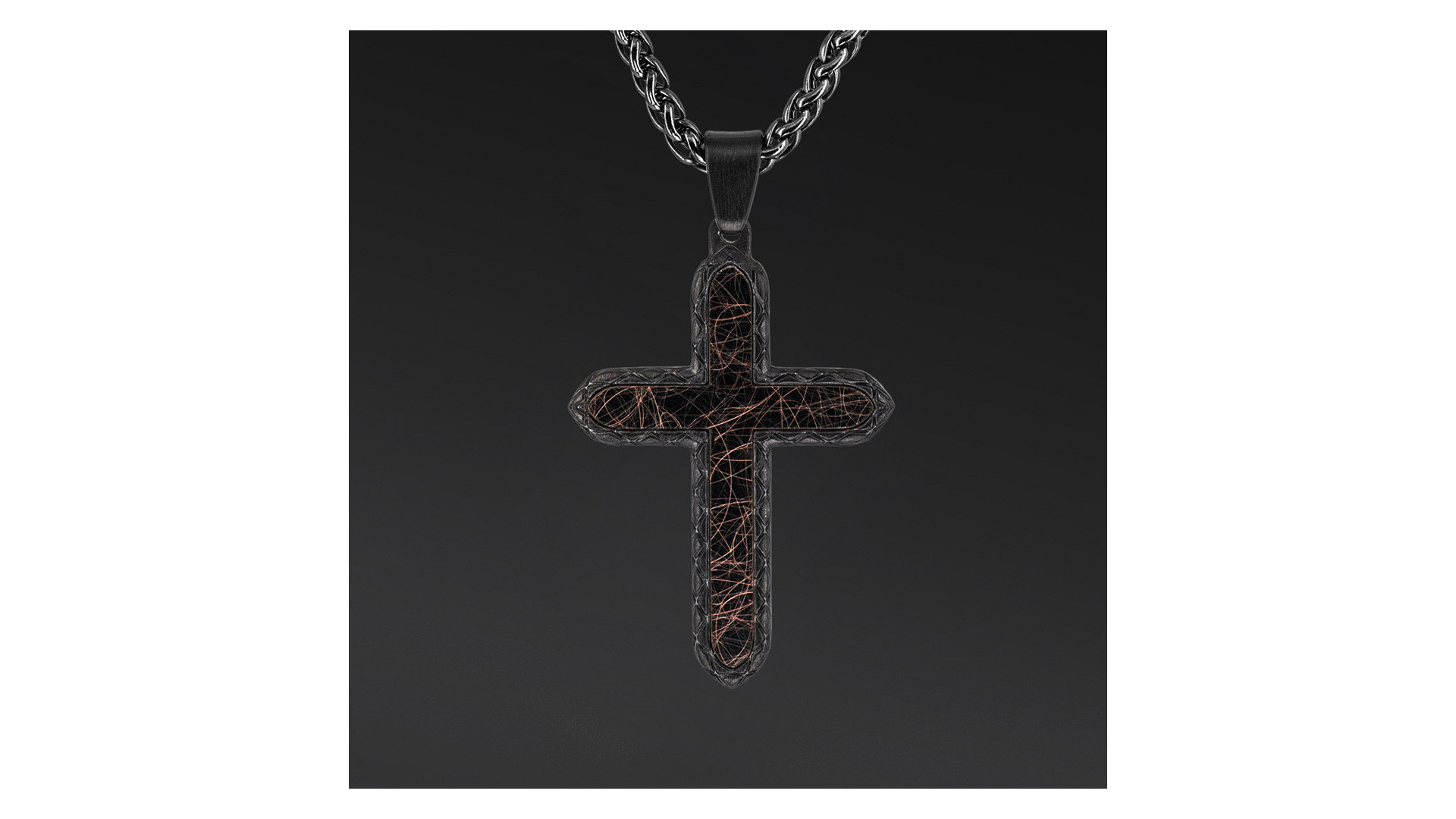 Krzyżyk „Altara” – stal szlachetna z łańcuszkiem