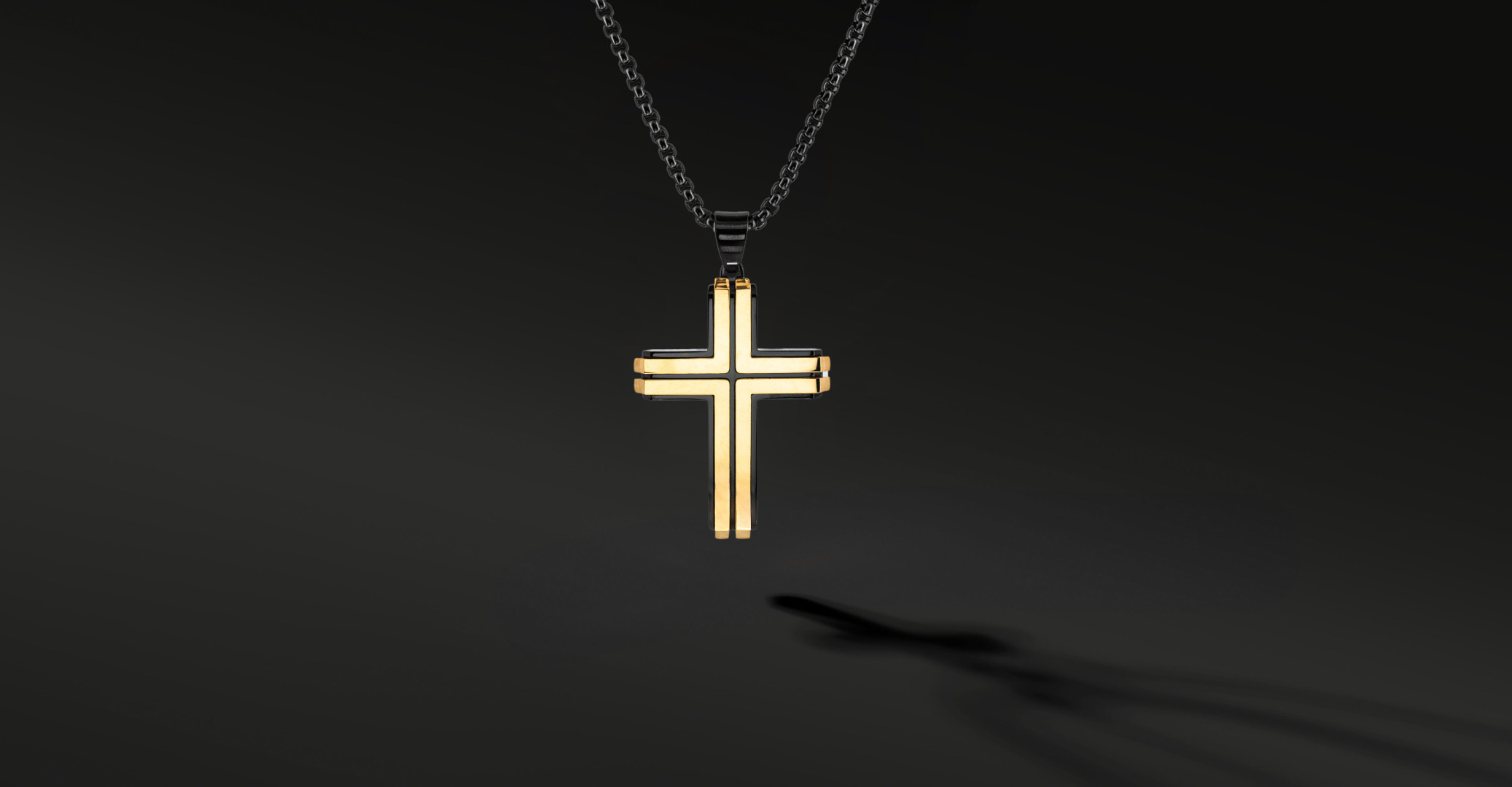 Krzyżyk „Aureon” – stal szlachetna z łańcuszkiem Krzyżyk „Aureon” – stal szlachetna z łańcuszkiem