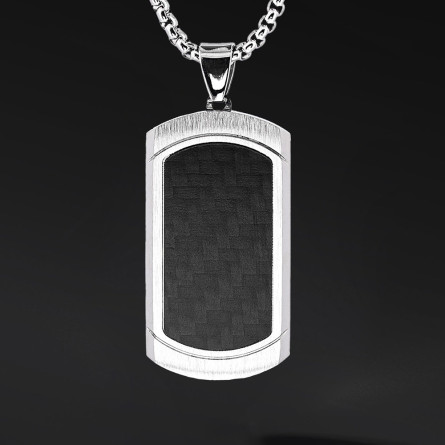 Nieśmiertelnik "Monolith" – stal szlachetna | Minimalizm i siła | Enigma