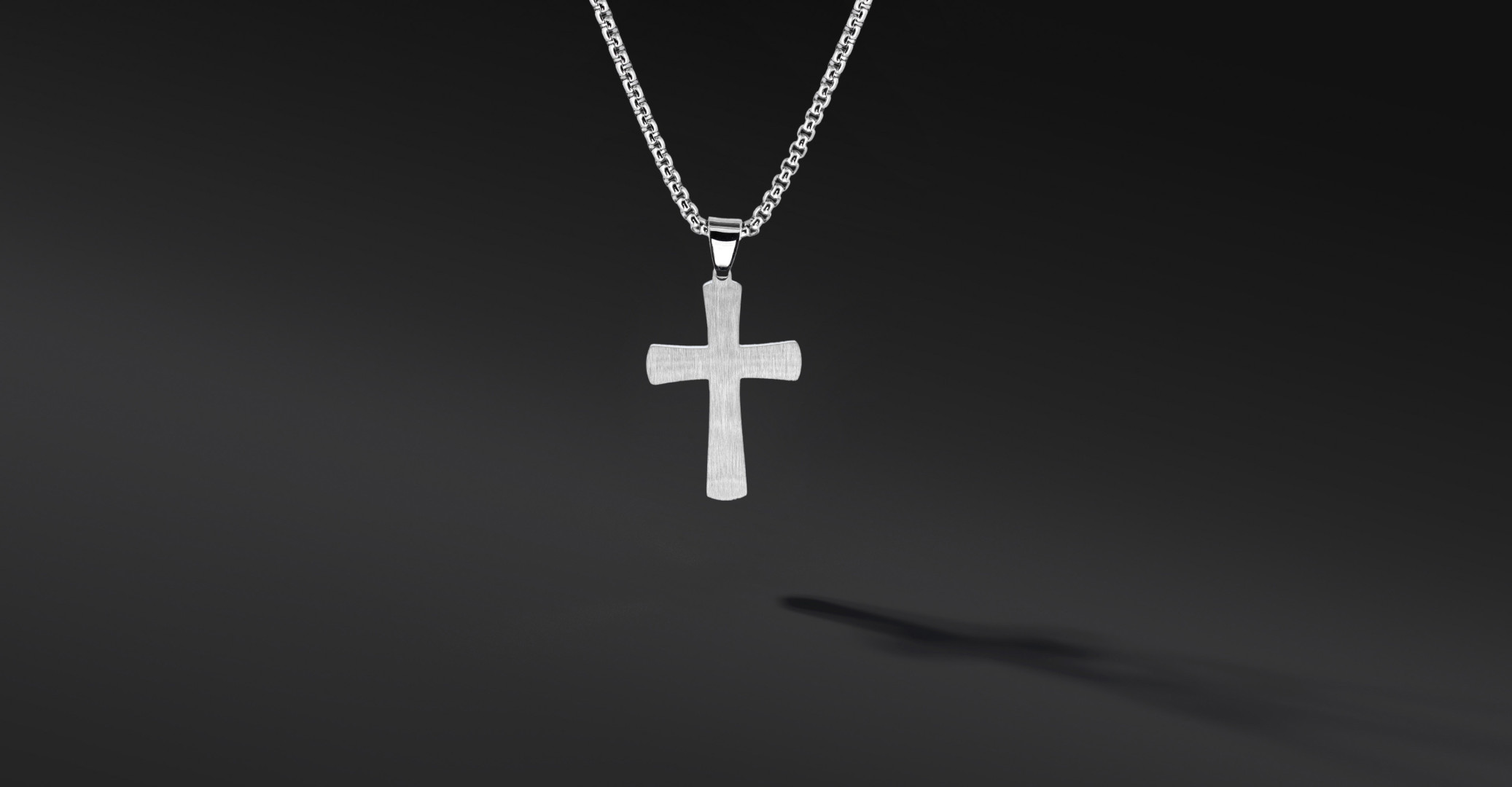 Krzyżyk „Plain” – stal szlachetna z łańcuszkiem