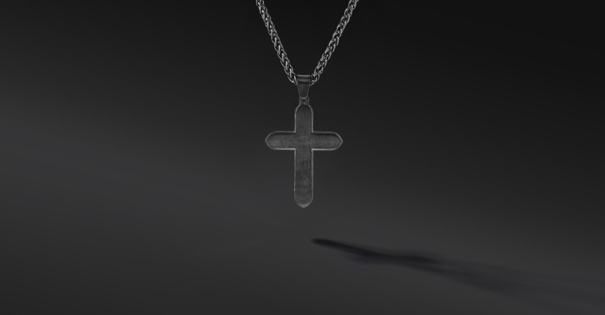 Krzyżyk „Altara” – stal szlachetna z łańcuszkiem