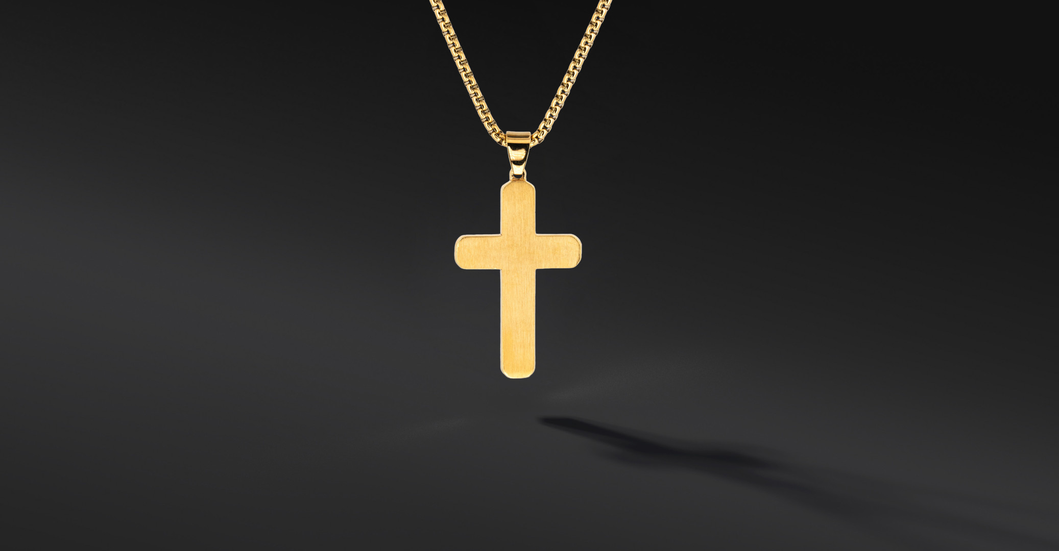 Krzyżyk „Frostline” Gold – stal szlachetna z łańcuszkiem Krzyżyk „Frostline” Gold – stal szlachetna z łańcuszkiem