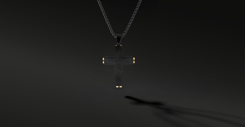 Krzyżyk „Aureon” – stal szlachetna z łańcuszkiem Krzyżyk „Aureon” – stal szlachetna z łańcuszkiem