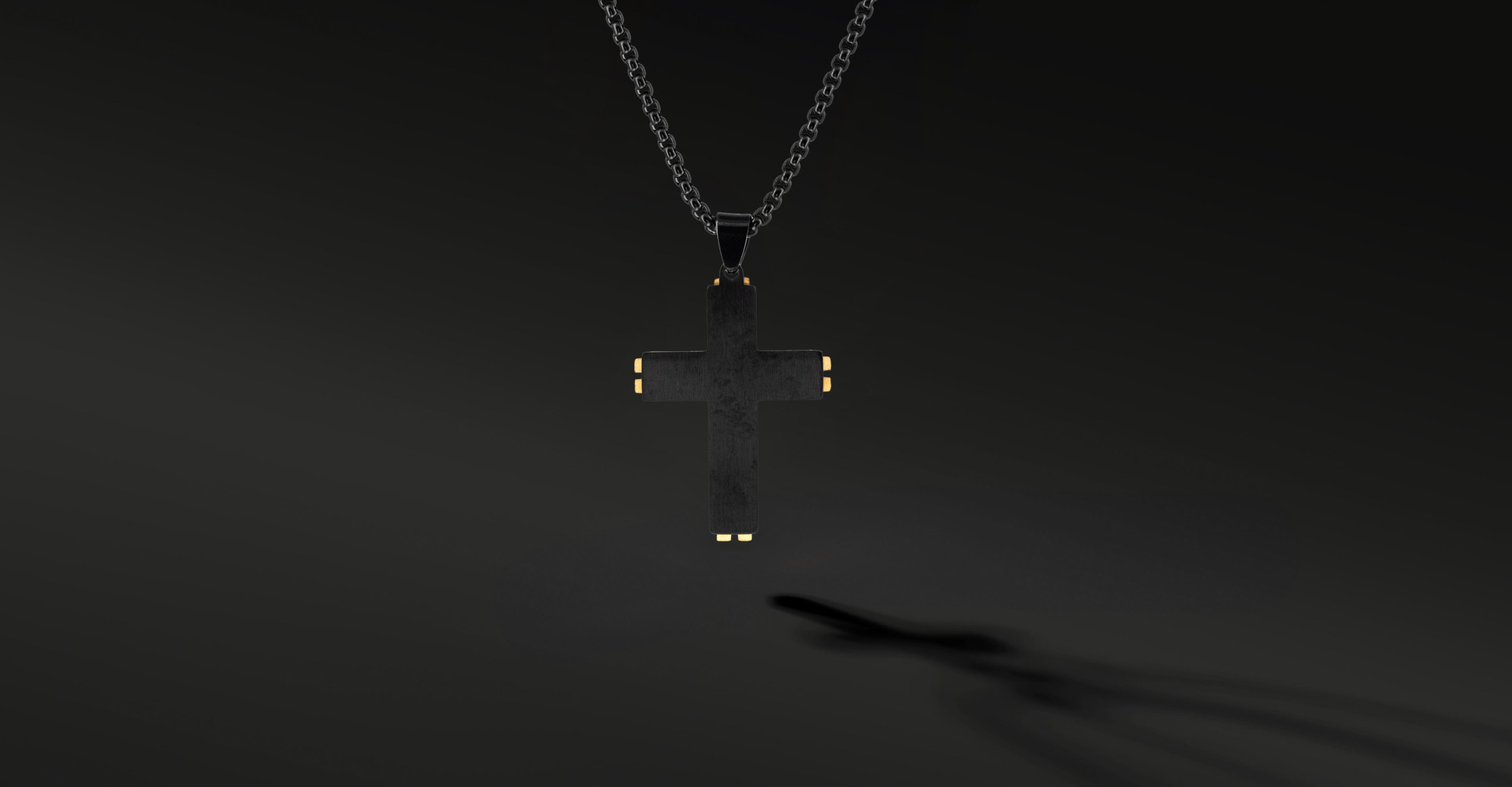 Krzyżyk „Aureon” – stal szlachetna z łańcuszkiem Krzyżyk „Aureon” – stal szlachetna z łańcuszkiem