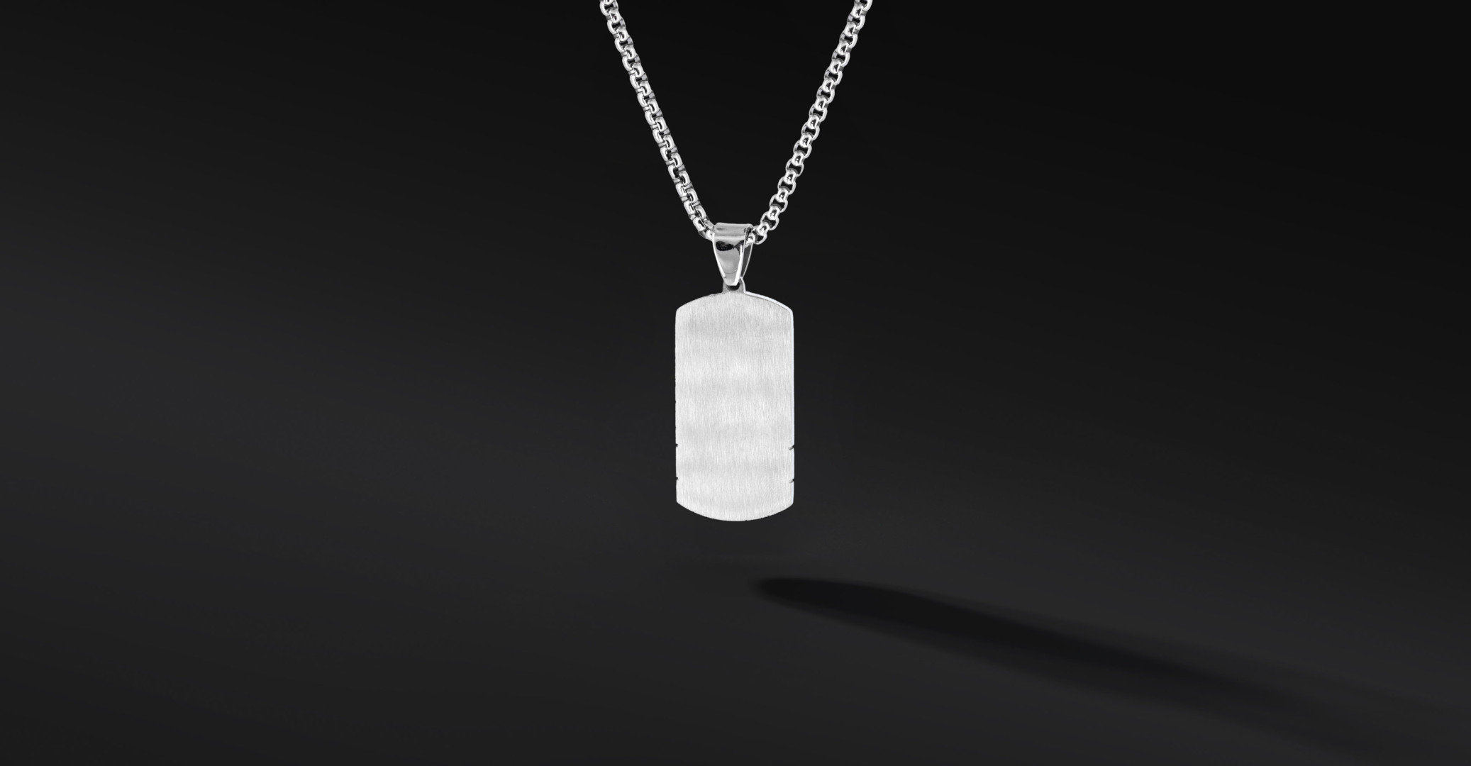 Nieśmiertelnik "Auren" Black (Stal szlachetna) | Enigma Jubiler