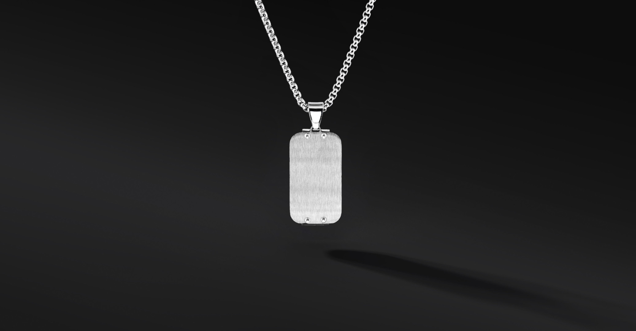 Nieśmiertelnik "Hexon" Silver (Stal szlachetna) | Enigma Jubiler