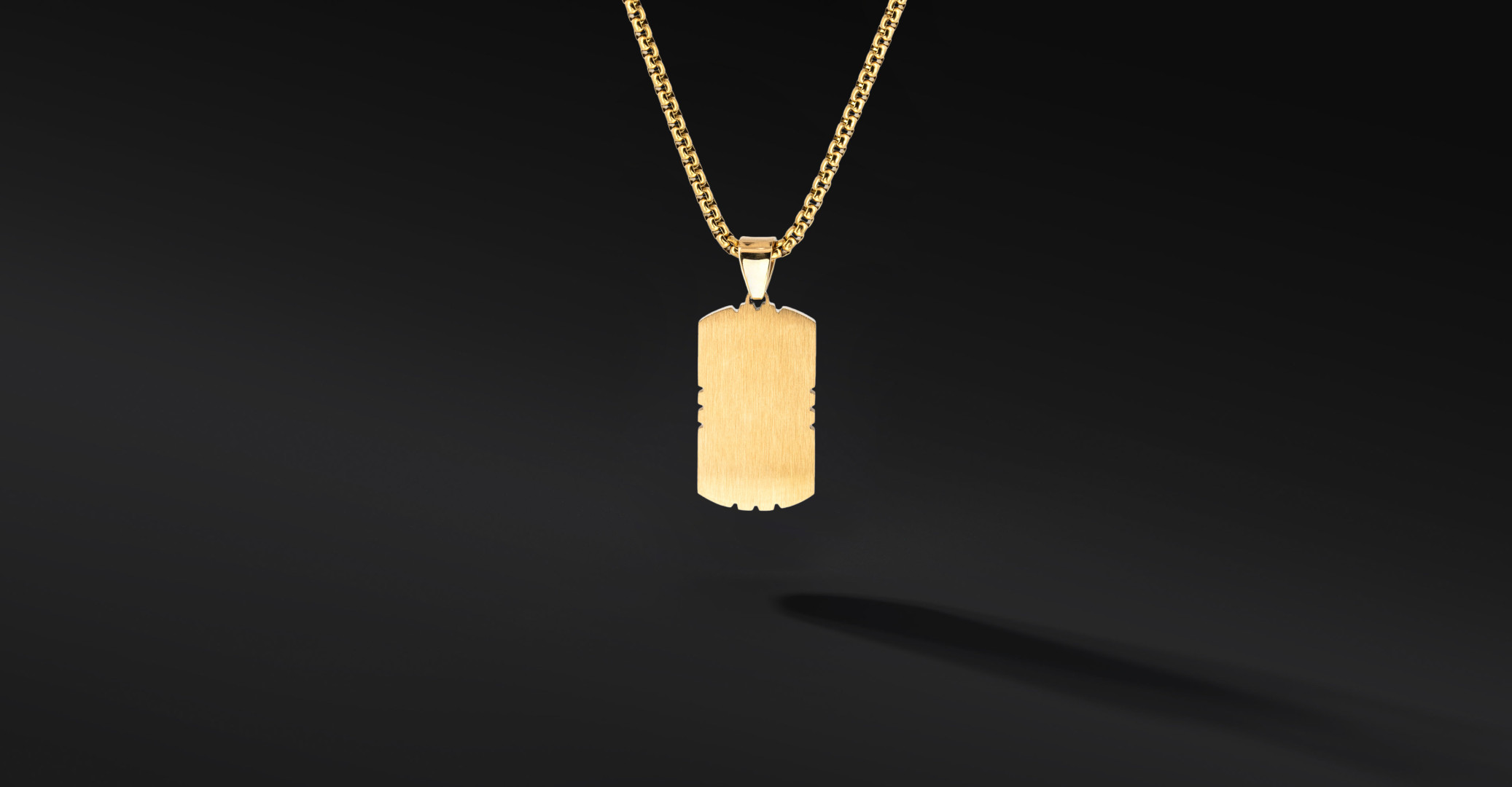 Nieśmiertelnik „Carbon” Gold (Stal szlachetna z wkładką z karbonu)