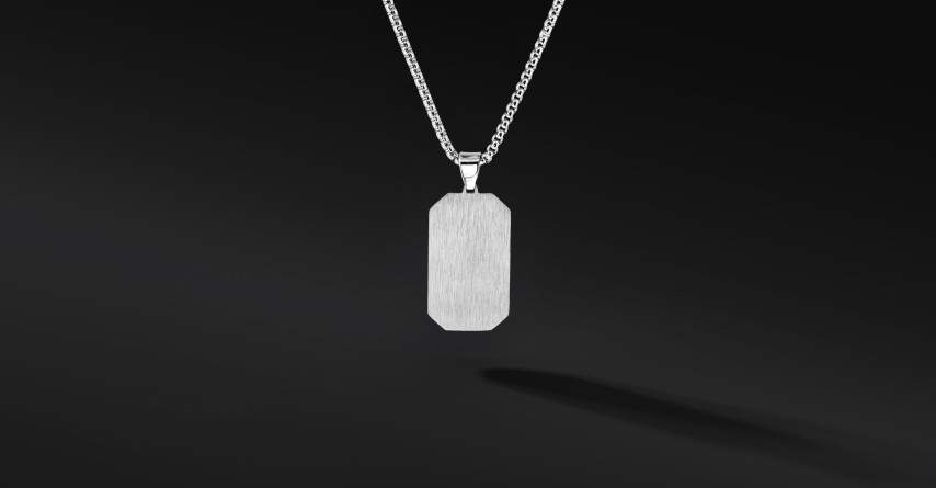 Nieśmiertelnik „Radiant” Gold (Stal szlachetna)