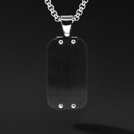 Nieśmiertelnik „Hexon” – stal szlachetna w nowoczesnej formie | Enigma Jubiler