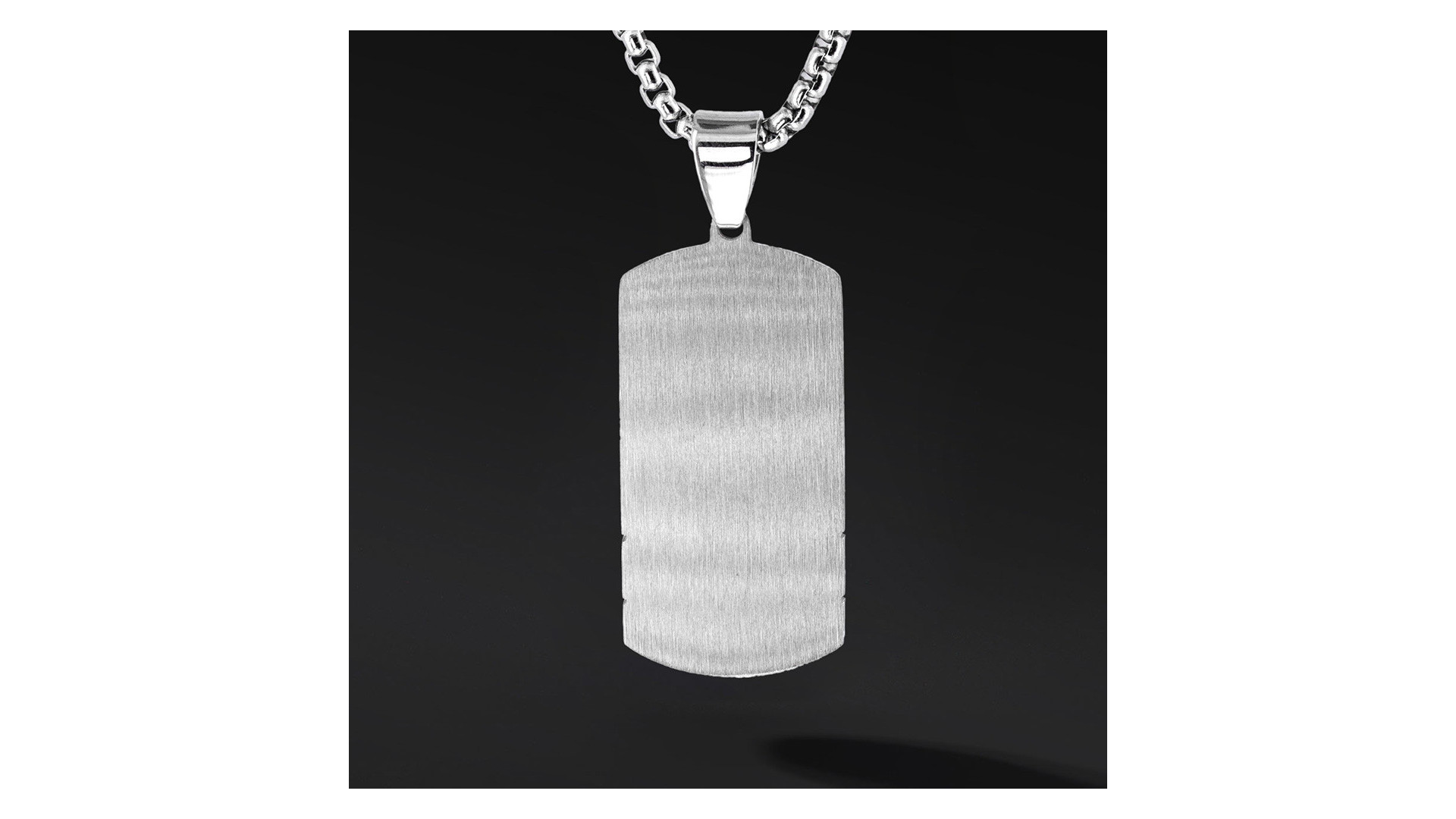 Nieśmiertelnik „Auren” Gold – stal szlachetna w eleganckim wydaniu | Enigma Jubiler