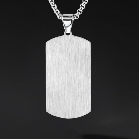 Nieśmiertelnik "Monolith" – stal szlachetna | Minimalizm i siła | Enigma