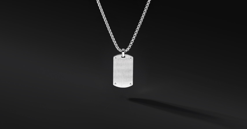 Nieśmiertelnik "Vault" – stal szlachetna | Mocny symbol męskiego stylu | Enigma