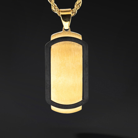 Nieśmiertelnik "Blackguard" – stal szlachetna | Surowy design i charakter | Enigma