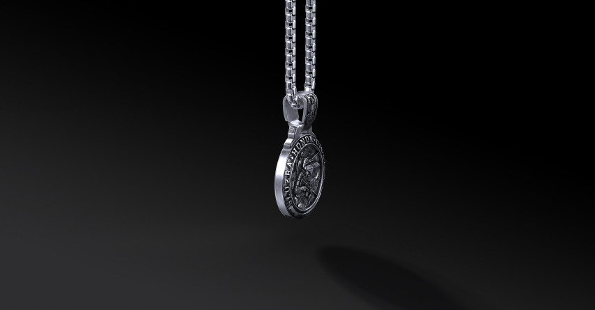 Medalik Wojsk Lądowych RP – personalizowany (Ag925)