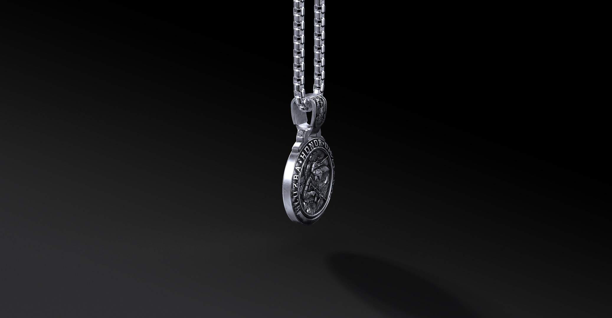 Medalik Wojsk Lądowych RP – personalizowany (Ag925)