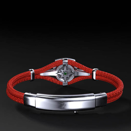 Bransoleta WKS Śląsk Polar Cord Srebro 925 | Enigma Jubiler