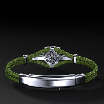 Bransoleta WKS Śląsk Polar Cord Srebro 925 | Enigma Jubiler