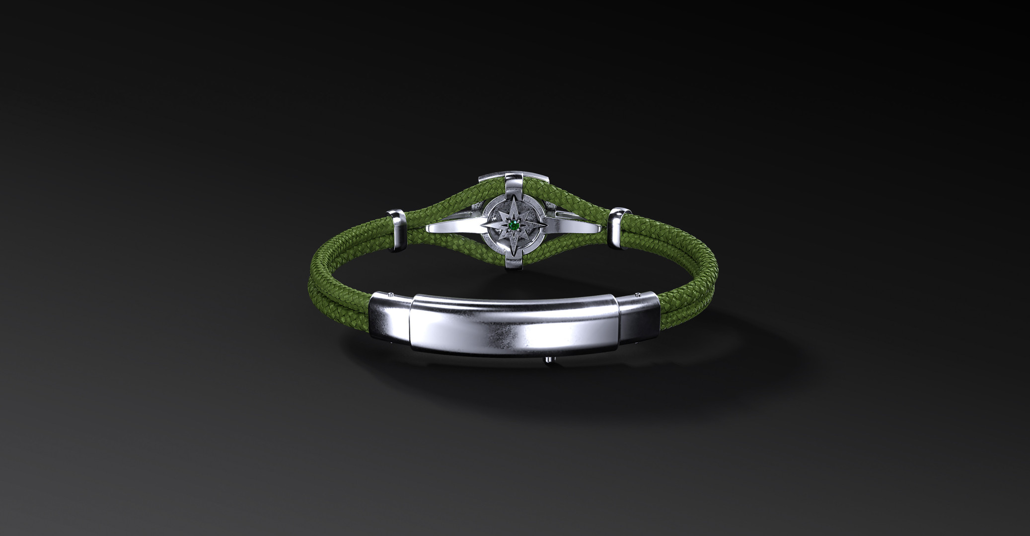 Bransoleta WKS Śląsk Polar Cord Srebro 925 | Enigma Jubiler