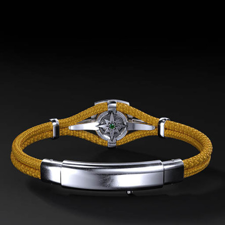 Bransoleta WKS Śląsk Polar Cord Srebro 925 | Enigma Jubiler