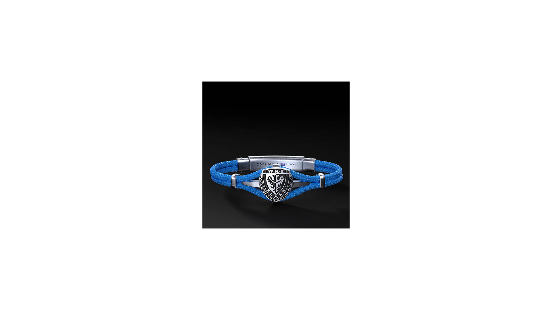 Bransoleta WKS Śląsk Polar Cord Srebro 925 | Enigma Jubiler Bransoleta WKS Śląsk Polar Cord Srebro 925 | Enigma Jubiler