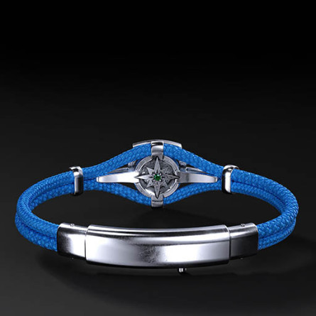 Bransoleta WKS Śląsk Polar Cord Srebro 925 | Enigma Jubiler