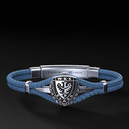 Bransoleta WKS Śląsk Polar Cord Srebro 925 | Enigma Jubiler
