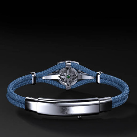 Bransoleta WKS Śląsk Polar Cord Srebro 925 | Enigma Jubiler