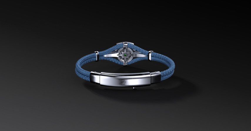 Bransoleta WKS Śląsk Polar Cord Srebro 925 | Enigma Jubiler