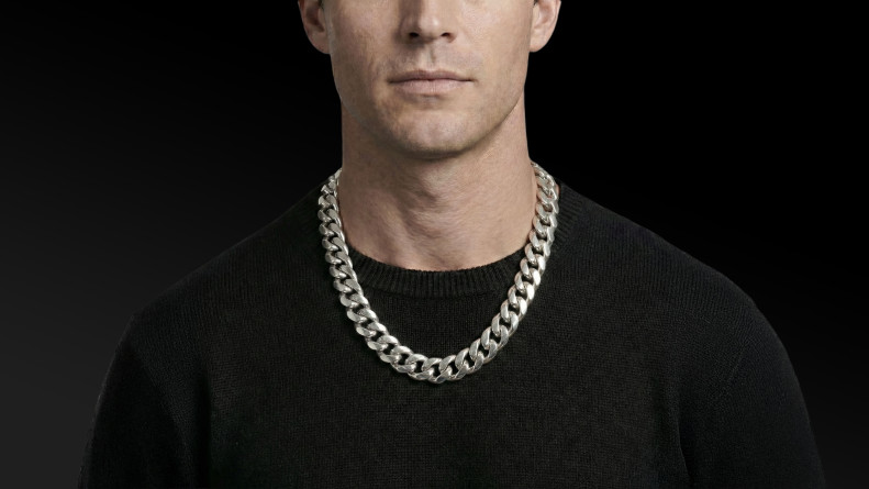 Srebrny Łańcuch "Pancerka" 14mm Ag 925 I ENIGMA Jubiler