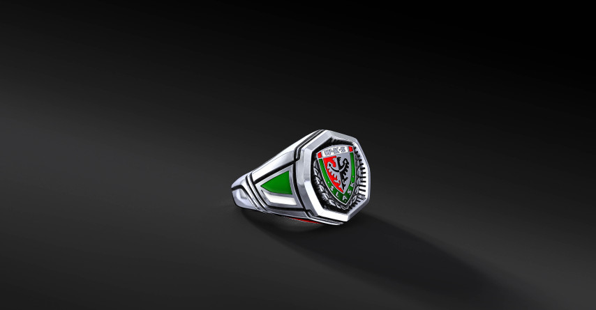 Sygnet WKS Octagon Color Srebro 925 | Enigma Jubiler Sygnet WKS Octagon Color Srebro 925 | Enigma Jubiler
