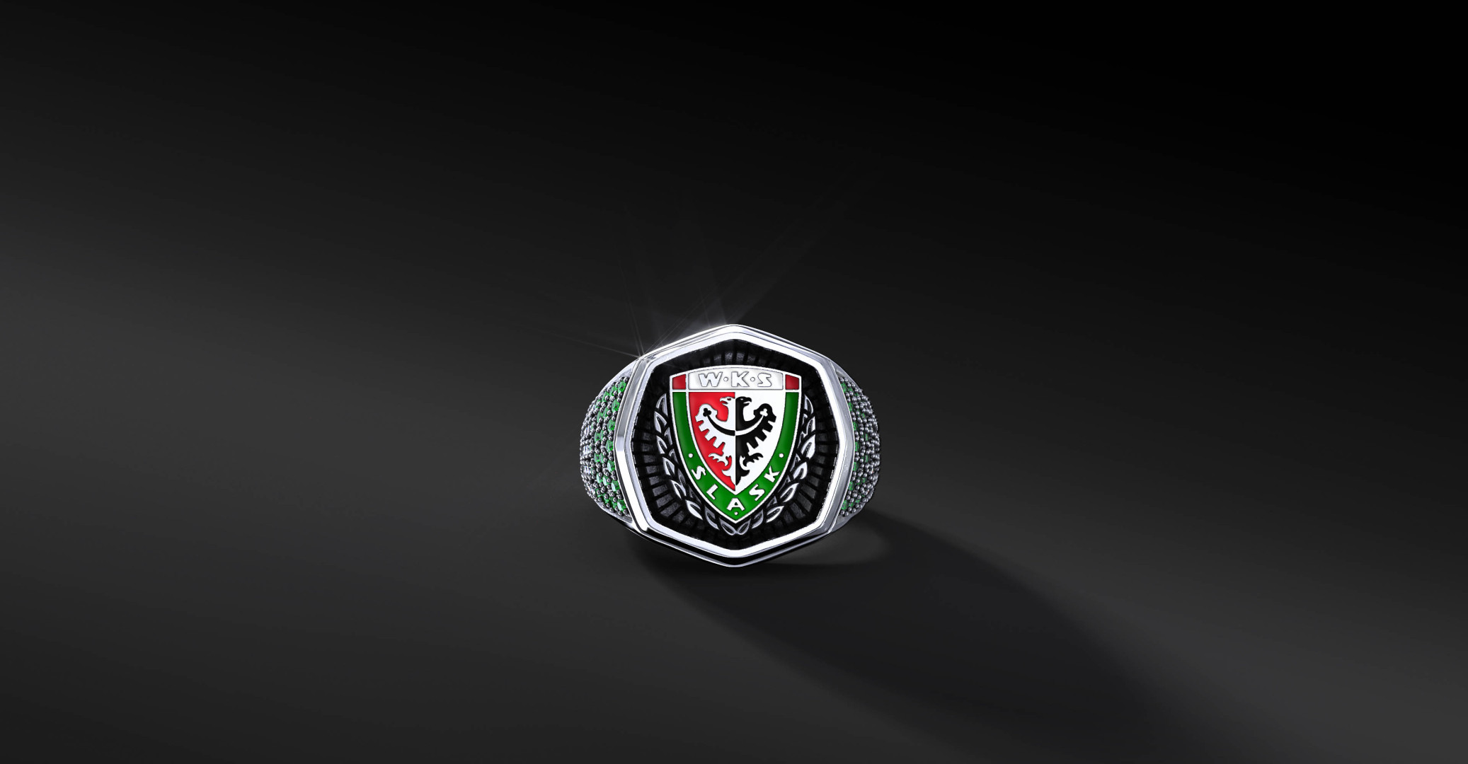 Sygnet WKS "Pave" Ag925 I ENIGMA Jubiler Sygnet WKS "Pave" Ag925 I ENIGMA Jubiler