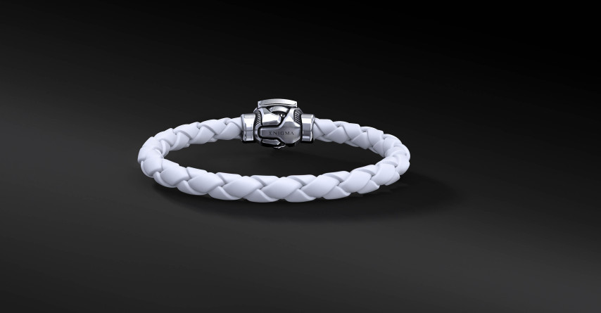 Bransoleta WKS Interlock White Polar Bronze | Enigma Jubiler