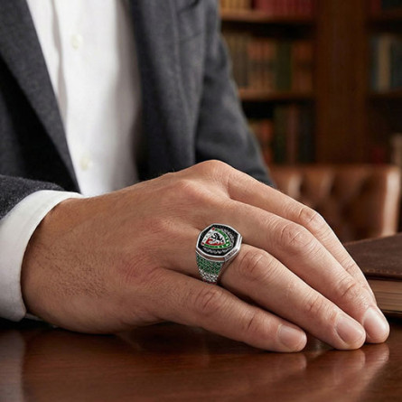 Sygnet WKS "Pave" Ag925 I ENIGMA Jubiler