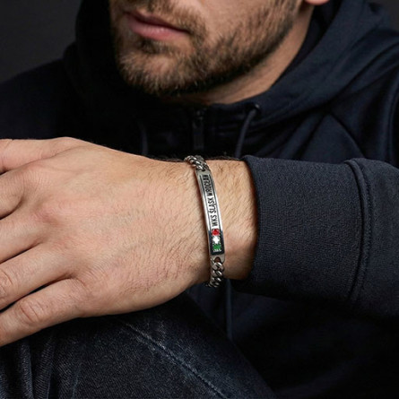 Bransoleta WKS ID Tag 6 mm Srebro 925 | Enigma Jubiler