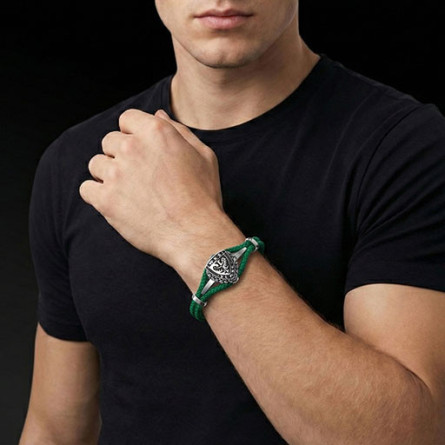 Bransoleta WKS Śląsk Polar Cord Srebro 925 | Enigma Jubiler