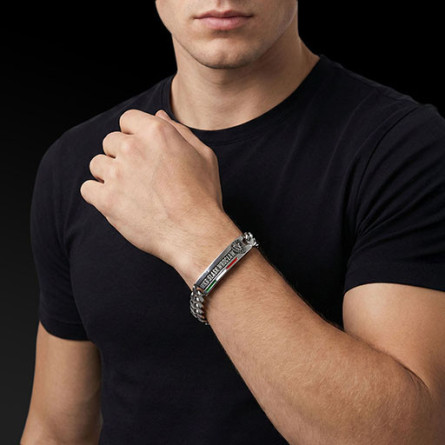 Bransoleta WKS ID Tag 10 mm Srebro 925 | Enigma Jubiler