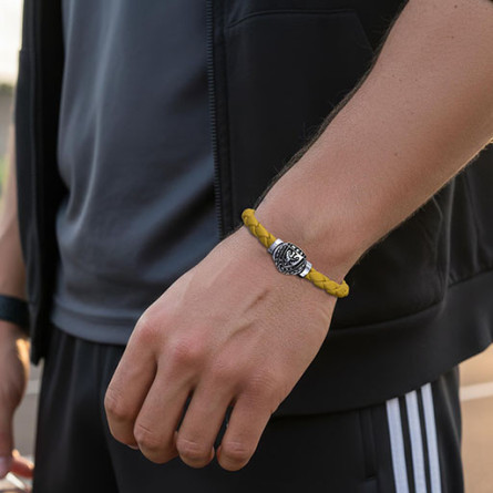 Bransoleta WKS "Intelock Color" Yellow Ag925 I ENIGMA Jubiler