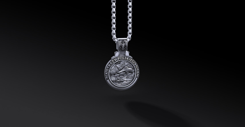 Medalik Sił Powietrznych RP – personalizowany (Ag925) Medalik Sił Powietrznych RP – personalizowany (Ag925)